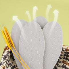 5pairs Barefoot Insoles Gray Ultra thin Oushonai Non slip Male Female