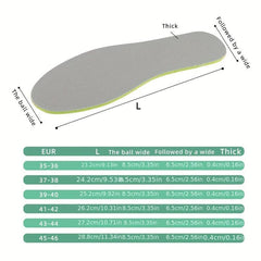 5pairs Barefoot Insoles Gray Ultra thin Oushonai Non slip Male Female