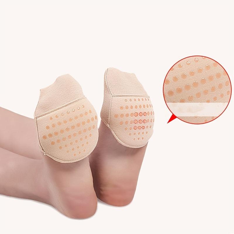 Women's Toe Topper Socks with Metatarsal Pads Non-Slip