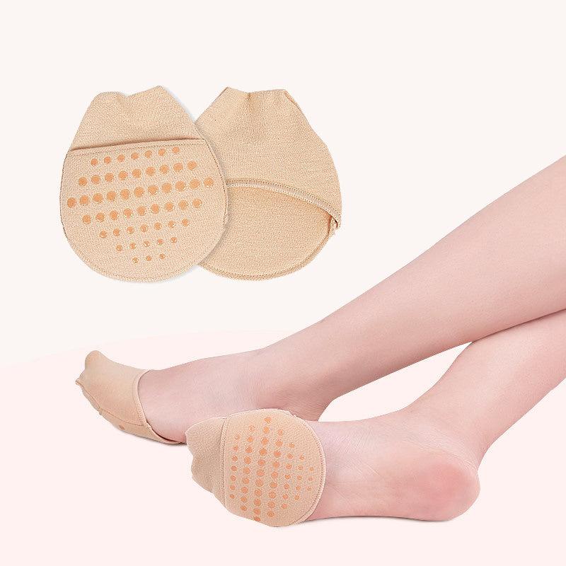 Women's Toe Topper Socks with Metatarsal Pads Non-Slip