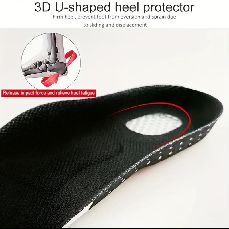 Silicone Shock Absorbing Insoles for Foot Pain Relief