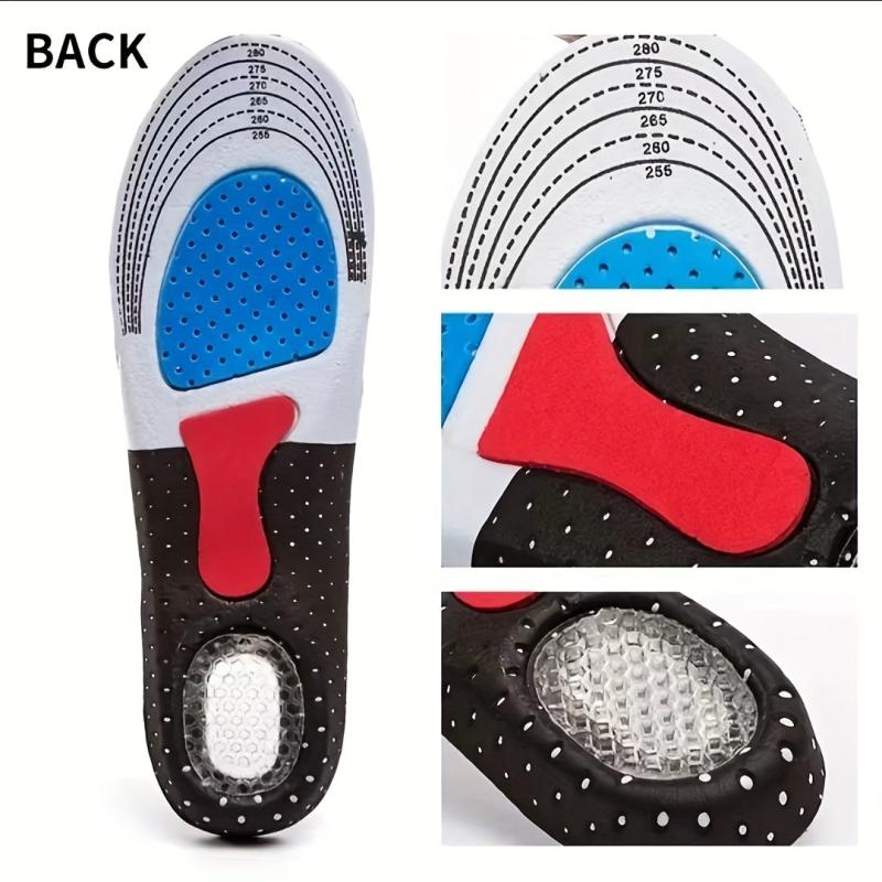 Silicone Shock Absorbing Insoles for Foot Pain Relief