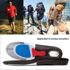 Silicone Shock Absorbing Insoles for Foot Pain Relief