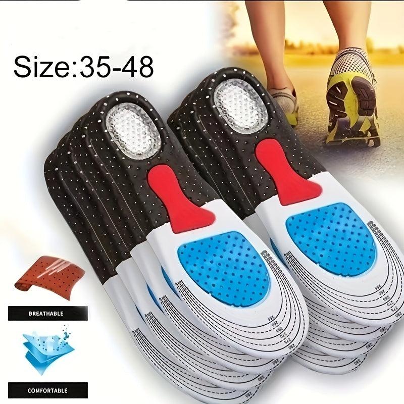 Silicone Shock Absorbing Insoles for Foot Pain Relief