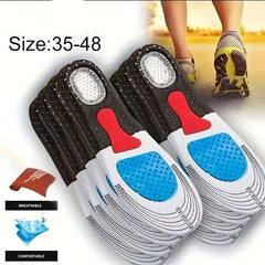 Silicone Shock Absorbing Insoles for Foot Pain Relief