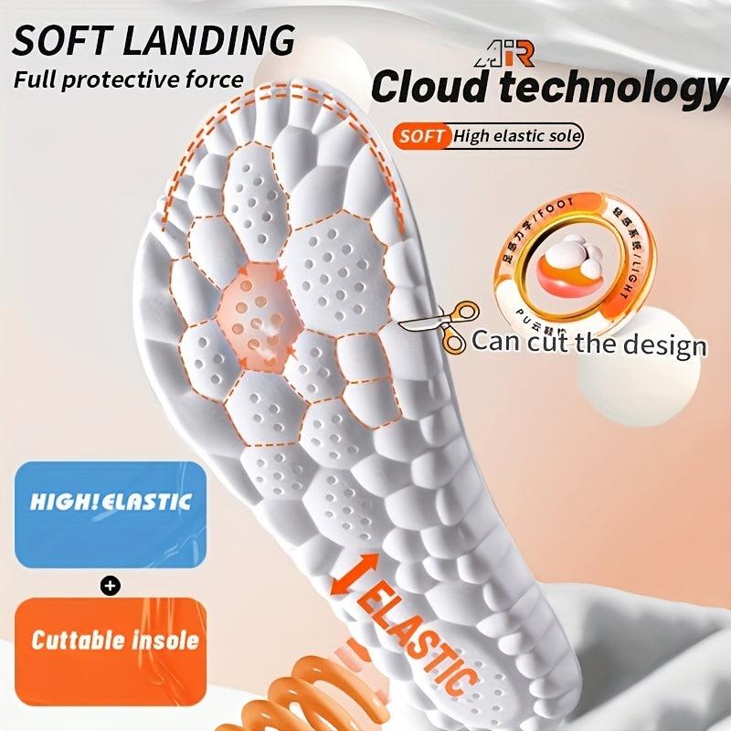 Latex Sport Insoles High Elasticity Shoe Pads Arch Support Insole