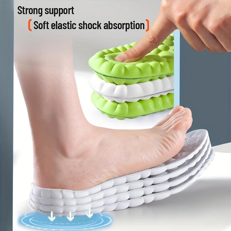 Latex Sport Insoles High Elasticity Shoe Pads Arch Support Insole