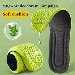 Wormwood Breathable Sport Insoles Plantar Fasciitis