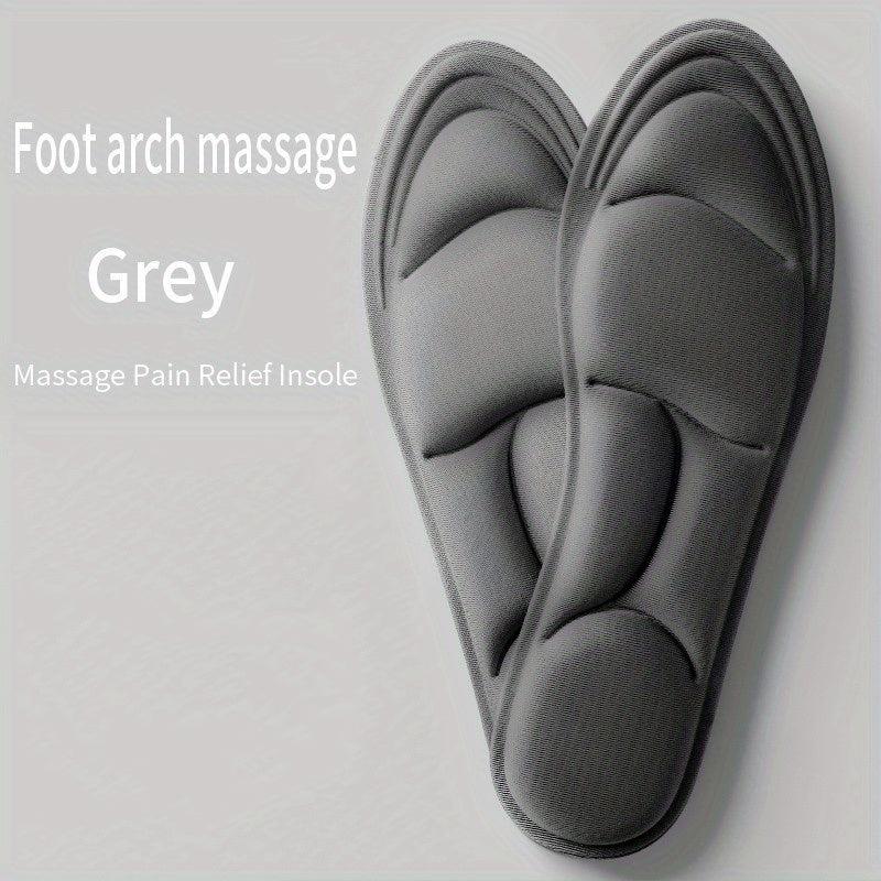 Memory Foam Insoles Men Women Nano Antibacterial Massage Sport Insole