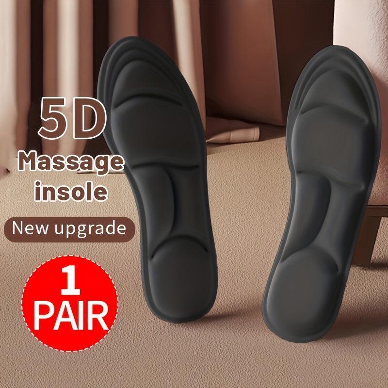Memory Foam Insoles Men Women Nano Antibacterial Massage Sport Insole