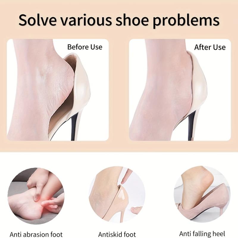 4 Pairs High Heel Shoe Stickers Anti-Drop & Anti-Grind Foot Stickers