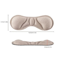 1pair 5D Butterfly Half Size Insole Anti Slip Pads for High Heels