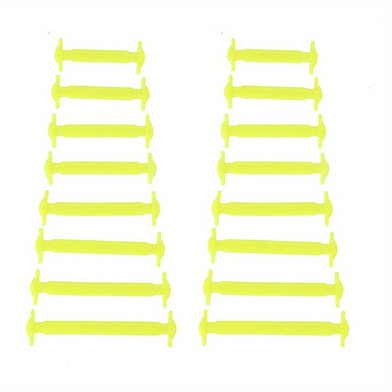 Silicone Elastic No Tie LACES for Adults & Kids
