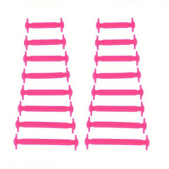 Silicone Elastic No Tie LACES for Adults & Kids