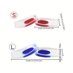 Medical Silicone Heel Pads - Gel Heel Cup Plantar Fasciitis Liner