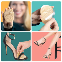 3 Pairs Women's Metatarsal Pads Heel Inserts Foot Pain Relief
