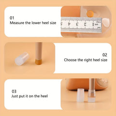 Heel Cover High Heel Mute Wear resistant Anti skid Sound absorbing Stiletto