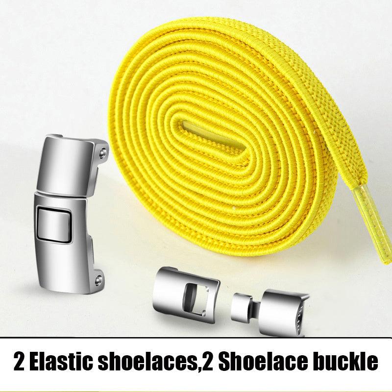 No-Screw Installation Widened Buckle Elastic Laces for Sneakers