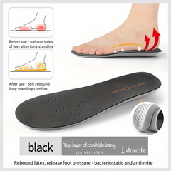Shock Absorption Deodorant Cushion Insoles For Men & Women