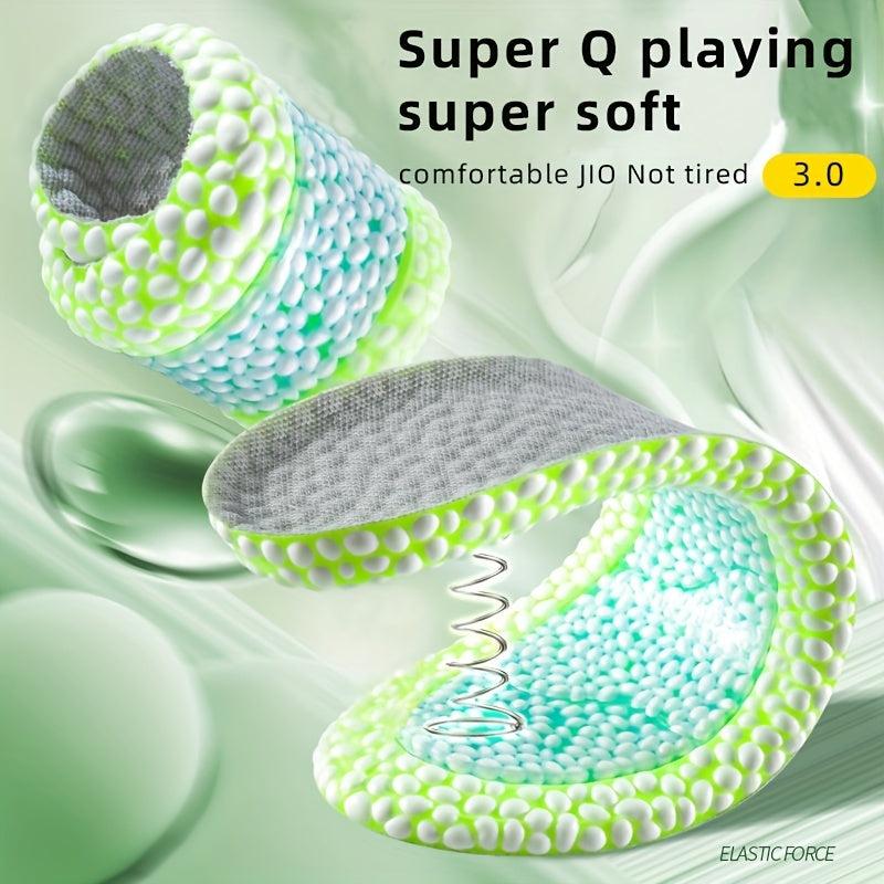 Sports Shock Absorption Insoles High Elastic Running Sneaker Insoles