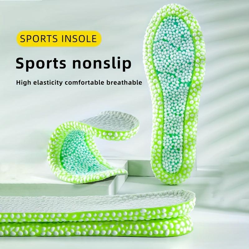 Sports Shock Absorption Insoles High Elastic Running Sneaker Insoles