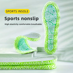 Sports Shock Absorption Insoles High Elastic Running Sneaker Insoles
