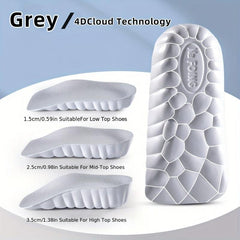 2pcs Arch Support Increase Insoles Orthopedic Shoe Pads