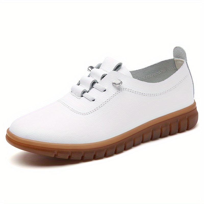 Women's Casual Lace Up Loafers Soft Sole Comfortable Work Shoes