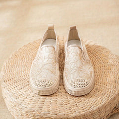 Sequins Decor Loafers Slip On Outdoor Shoes