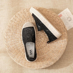 Sequins Decor Loafers Slip On Outdoor Shoes