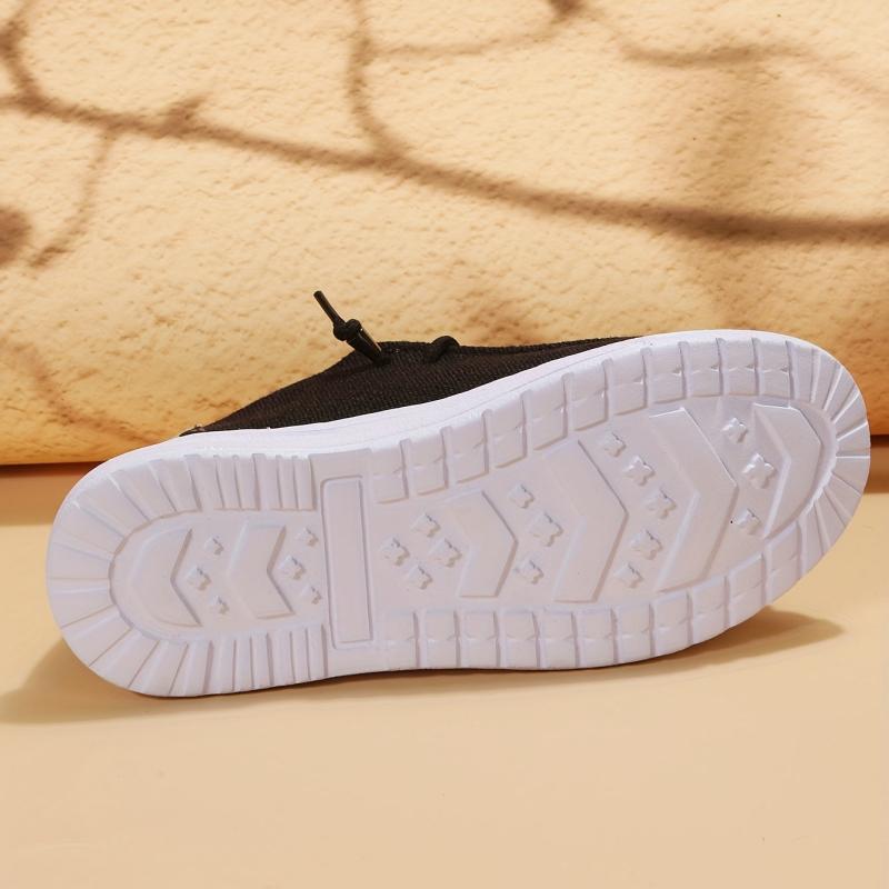 Leopard Print Loafers Lace-Up Canvas Shoes