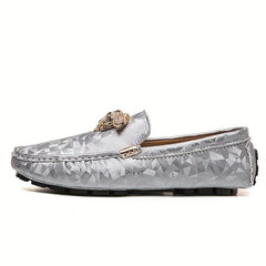 Women's Geometric Loafers Slip On Flat Shoes