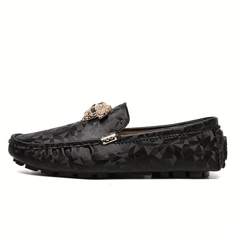 Women's Geometric Loafers Slip On Flat Shoes