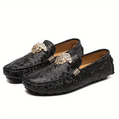 Women's Geometric Loafers Slip On Flat Shoes
