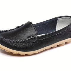 Women's Solid Slip On Loafers Comfortable Flats