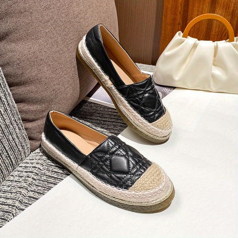 Women's Colorblock Platform Loafers Slip-on Casual Shoes