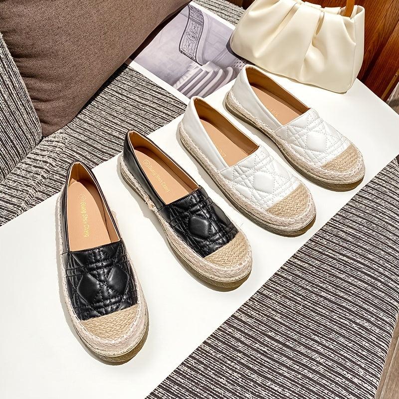 Women's Colorblock Platform Loafers Slip-on Casual Shoes