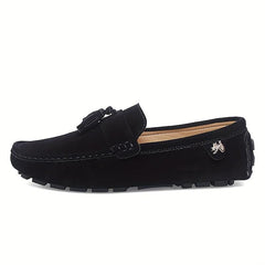 Women's Tassel Loafers Slip On Anti slip Shoes Casual Flat