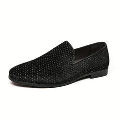 Women's Flat Loafers Stylish Slip On Shoes Round Toe Low Top Solid Loafers