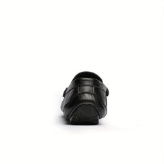 Women's Metal Decor Flat Loafers Soft Sole Slip On Shoes