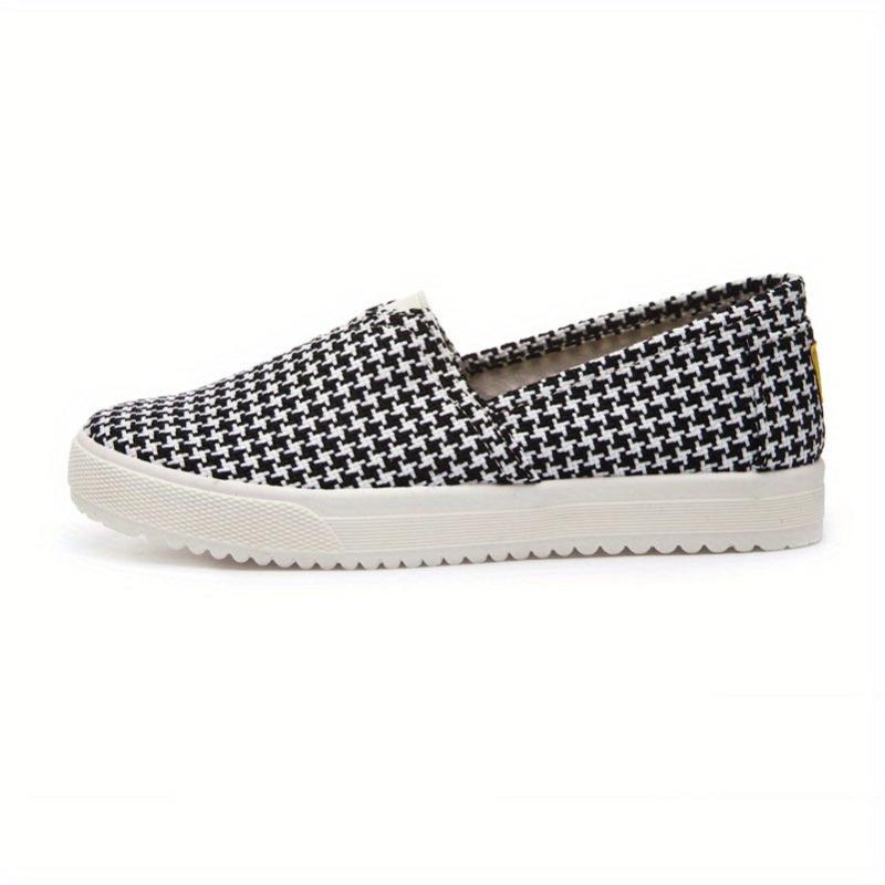 Women's Windmill Pattern Canvas Slip-On Flat Shoes