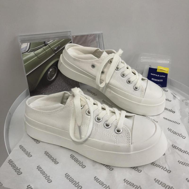 Platform Lace-Up Skate Shoes Low Top Sneakers