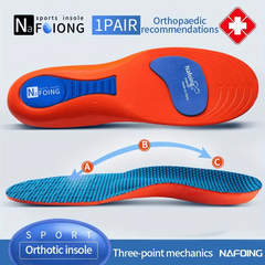 Sports Shock Absorption Insoles High Elastic Deodorant Comfortable Running