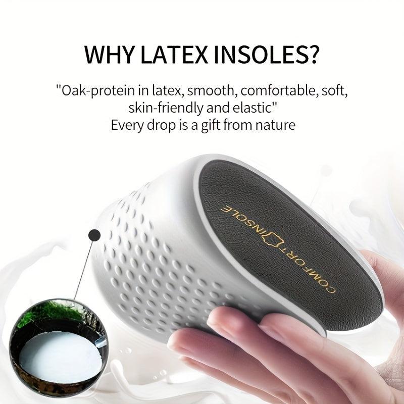 1pair Comfort Sports PU Cowhide Insoles for Men Women