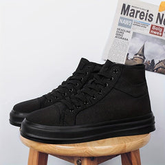 Women's Canvas High Top Lace Up Shoes Lightweight Sneakers