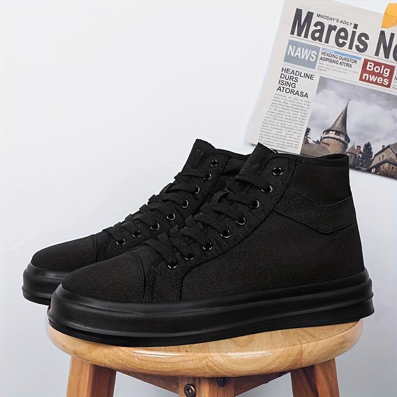 Women's Canvas High Top Lace Up Shoes Lightweight Sneakers
