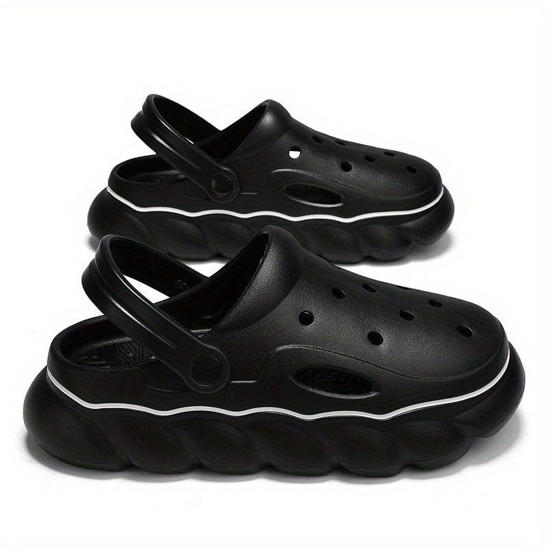 Women's Platform Clogs Hollow Out Adjustable Strap Sandals