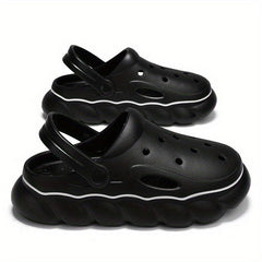 Women's Platform Clogs Hollow Out Adjustable Strap Sandals