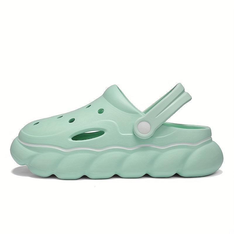 Women's Platform Clogs Hollow Out Adjustable Strap Sandals