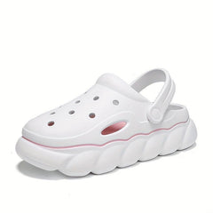 Women's Platform Clogs Hollow Out Adjustable Strap Sandals